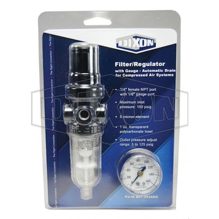 Dixon PNEUMATIC DISPLAY 1/4 in CARDED MINI PND-B07-202AGC